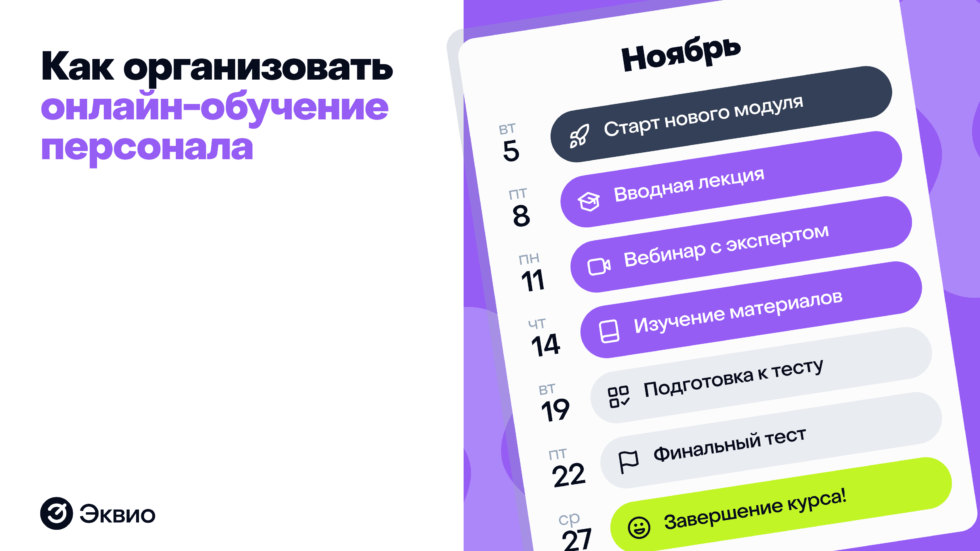 Как организовать онлайн обучение персонала в компании