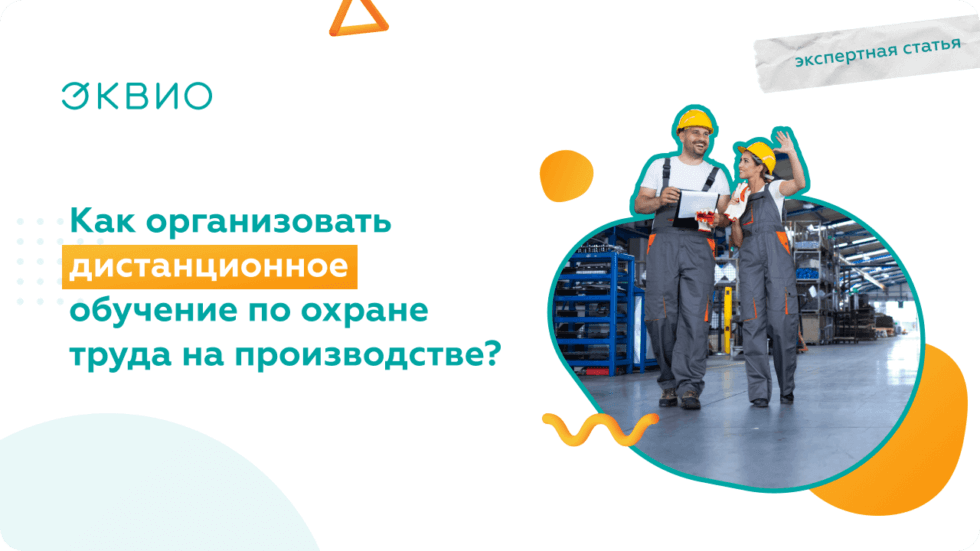 Организация дистанционного обучения по охране труда